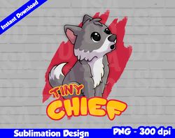 Chiefs Png, Football mascot, tiny chief t-shirt design PNG for sublimation, tiny sport mascot design