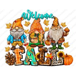 Western Welcome Fall Gnomes Png Sublimation Design, Fall Png, Autumn Png, Pumpkin Png, Thanksgiving Gnome Png,Autumn Lea