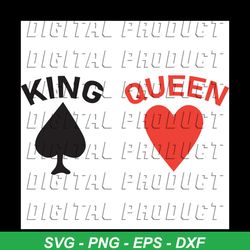 King And Queen Couple Svg, Trending Svg, King And Queen Svg, King Queen Svg, King Queen Cards, Couple Svg, Girlfriend Sv