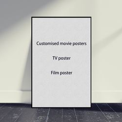 custom movie canvas, choose your own movie, canvas drawing from photo, christmas gifts,movie lover gifts