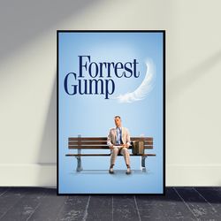 Forrest Gump Movie Canvas, Wall Art, Room Decor, Home Decor, Art Canvas For Gift, Living Room Decor