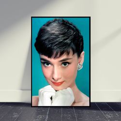 Audrey Hepburn Character Canvas Wall Decor, Room Decor, Home Decor, Canvass Print, Beautiful Art Canvas For Gift
