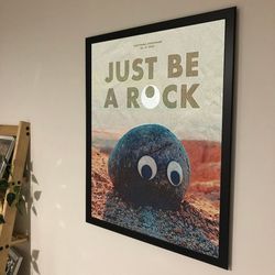 Just be A Rock Everything Everywhere All At Once Canvas, No Framed, Gift