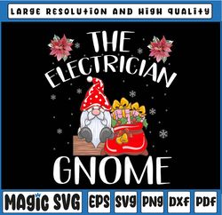 Xmas Holiday Family Matching The Electrician Gnome Christmas, Christmas Gnomes Png,Christmas Gnomes Png, Digital downloa