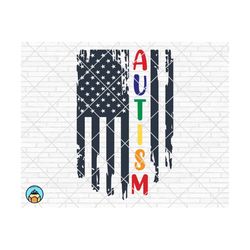 Autism USA Flag svg, Autism Puzzle svg, Autism svg, Autism Awareness svg, Autism Love svg, Autism Mom svg, Cut Files, Cricut, Silhouette PNG