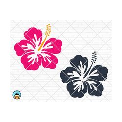 Hibiscus Flower svg, Hibiscus svg, Flower svg, Hibiscus Clip Art, Hawaiian Flower svg, Tropical Clip Art, dxf, cricut, silhouette, cut file