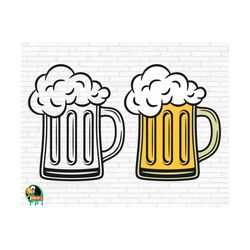 Beer Mug SVG, Beer Glass Svg, Drinking Dad Svg, Alcohol Svg, Beer Clipart Svg, Beer Vector Svg, Beers Cheers Svg Cut Files, Cricut, Png, Svg