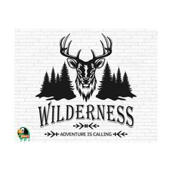 Wilderness Adventure Is Calling SVG, Outdoors svg, Adventure Begins svg, Camping svg, Adventure svg, Cut Files, Cricut, Png, Svg