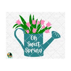 Oh Sweet Spring SVG, Spring Svg, Easter Svg, Spring Design for Shirts, Spring Quotes, Spring Cut Files, Cricut, Silhouette, Png