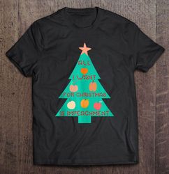 All I Want For Christmas Is Impeachment Christmas Tree V-Neck T-Shirt