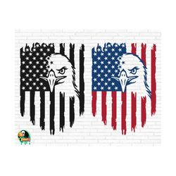 Patriotic Eagle Flag SVG, American Flag svg, USA Flag svg, 4th July svg, Grunge Flag svg, Cut Files, Cricut, Silhouette, Png, Svg, Eps, Dxf