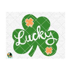 Lucky svg, St Patrick's Day svg, Irish svg, Shamrock svg, Clover svg, Lucky Charm svg, Irish shirt svg, Cut File, Cricut, Silhouette, PNG