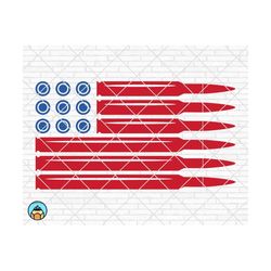 Bullet Flag USA Svg | US Flag Svg | American Flag Svg | Bullet Flag | 4th July Svg | Guns Flag | Patriotic Flag Svg | Independence Day Svg