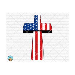 american flag cross svg | cross svg | cross clipart | cross silhouette | cross flag svg | cross for cricut | christian cross svg