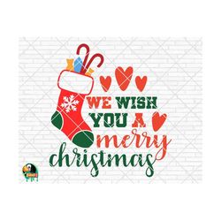 We wish you a merry christmas SVG, Christmas Svg, Holiday Svg, Winter Svg, Cut File, Merry Christmas SVG, Christmas Cricut Svg Silhouette