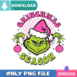 Grinch Xmas Season PNG Perfect Files Design Download