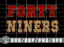 SF 49ERS Bandana Letters-Layered Digital Downloads for Cricut, Silhouette Etc.. Svg| Eps| Dxf| Png| Files