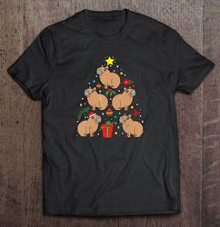 Capybara Christmas Ornament Tree Funny TShirt
