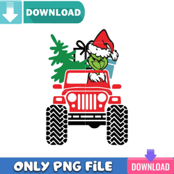 Grinch Car Christmas Santa Svg Best Files For Cricut