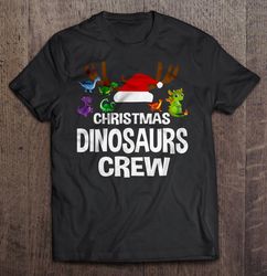 Christmas Dinosaurs Crew Tee T-Shirt