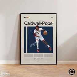 Kentavious Caldwell-Pope Poster, Denver Nuggets Print, NBA Poster, Sports Poster, NBA Fans, Basketball Gift, Sports Bedr