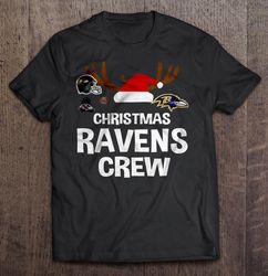 Christmas Ravens Crew TShirt