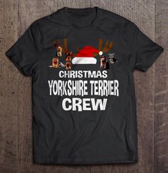 Christmas Yorkshire Terrier Crew Shirt