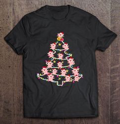Cute Pig Christmas Tree Shirt