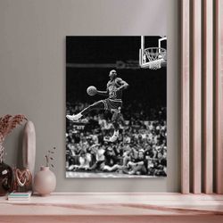 michael jordan last shot canvas , michael jordan signature canvas art, ready to hang canvas , best basketball player art