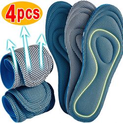 4Pcs Memory Foam Insoles for Shoes Running Pads