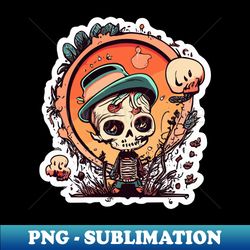 Zombie Skeleton  Halloween  Skeleton - High-Resolution PNG Sublimation File - Unleash Your Creativity