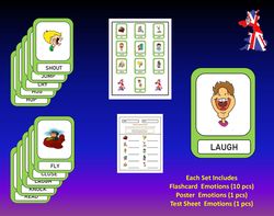 Flash Cards Verbs (Actions) 1-10-2