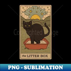 the litter box - decorative sublimation png file - capture imagination with every detail