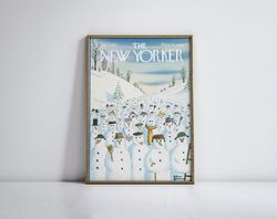 New Yorker Magazine Cover, 12 February 2001, Vintage Art Print, wall Art, Decor, New York, Magazine, Cover, Red Hart, Lo