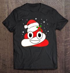 Candy Cane Poop Emoji Christmas Gift TShirt