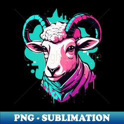 Woolly Wonder Adorable Sheep Illustration - Modern Sublimation PNG File - Create with Confidence