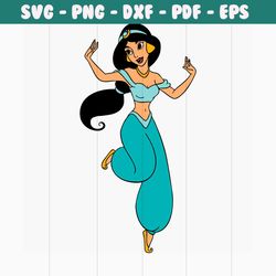 Jasmine PNG, Jasmine Princess PNG, Aladdin character PNG, indian princess Instant download