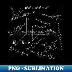physics equations and diagrams all fields of physics - Exclusive Sublimation Digital File - Perfect for Creative Projects