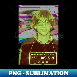 Bill Gates Mugshot - PNG Sublimation Digital Download - Boost Your Success with this Inspirational PNG Download