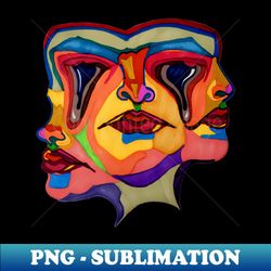 Faceless - Instant Sublimation Digital Download - Bold & Eye-catching