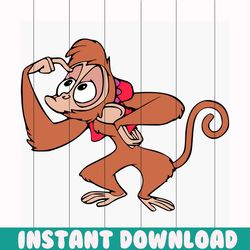 Aladdin PNG, Genie PNG, Monkey PNG, Jasmine PNG, Aladdin character PNG, indian princess Instant download, disney craft
