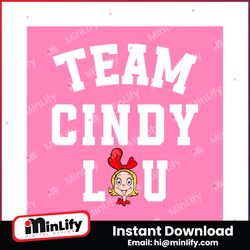Team Cindy Lou Funny Christmas Character SVG Cricut Files