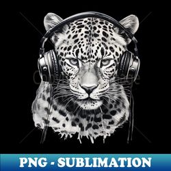 Leopard and misic - Premium PNG Sublimation File - Perfect for Sublimation Art