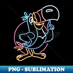 Toucan sam neon style - Special Edition Sublimation PNG File - Perfect for Personalization