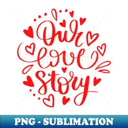 red lovely valentine day - PNG Transparent Sublimation Design - Unleash Your Creativity