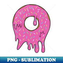 Melting Sprinkle Donut - PNG Transparent Sublimation File - Unleash Your Inner Rebellion