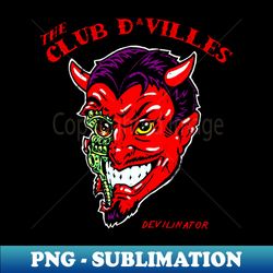 Devilinator - Vintage Sublimation PNG Download - Bring Your Designs to Life