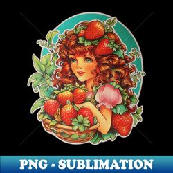 Arts Characters Strawberries Day Gift - Trendy Sublimation Digital Download - Stunning Sublimation Graphics