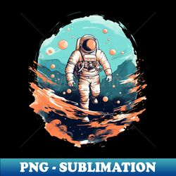 Oceanic Astronaut Exploration - Exclusive Sublimation Digital File - Perfect for Sublimation Mastery