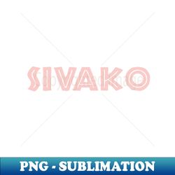 Millennial Pink Sivako - PNG Transparent Sublimation File - Add a Festive Touch to Every Day